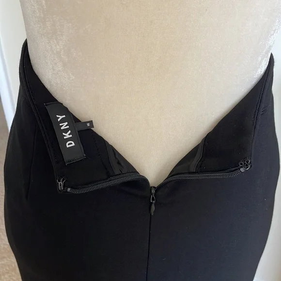 DKNY Black Midi Skirt. - Picture 5 of 13
